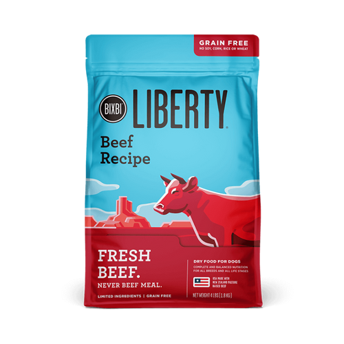 BIXBI Pet Liberty® Dry Food for Dogs – Beef Recipe (22 lb)