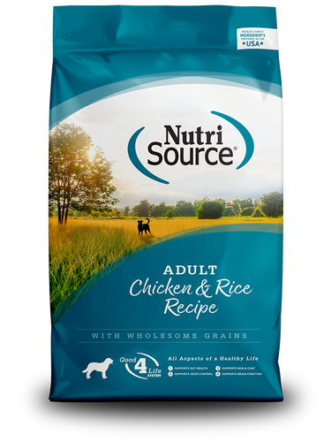 NutriSource® Adult Chicken & Rice Recipe Dry Dog Food (30 Lbs)