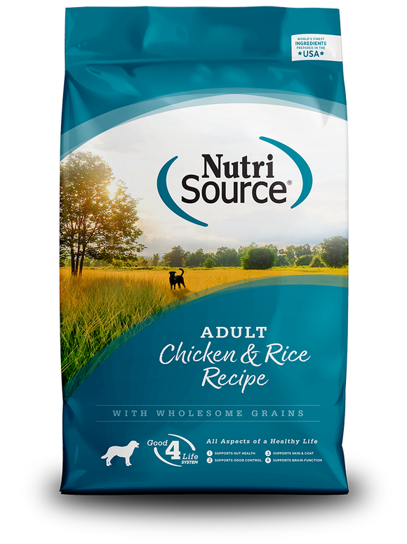 NutriSource® Adult Chicken & Rice Recipe Dry Dog Food (30 Lbs)