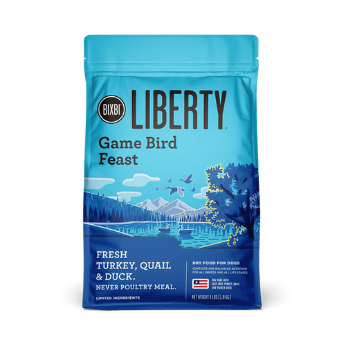 Bixbi Pet Liberty® Dry Food for Dogs – Game Bird Feast (22 lb)