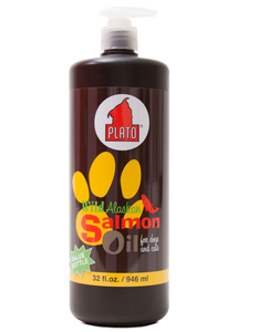 Plato Wild Alaskan Salmon Oil For Dogs & Cats