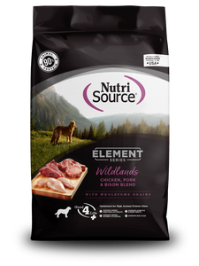 NutriSource Element Series Wildlands Chicken, Pork, & Bison High Animal Protein Blend