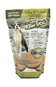 OC Raw Dog Frozen Turkey & Produce Patty