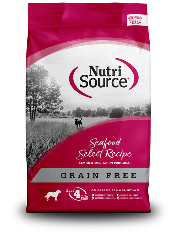 NutriSource® Grain Free Seafood Select Recipe Dry Dog Food