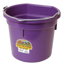 Little Giant Flat Back Plastic Bucket