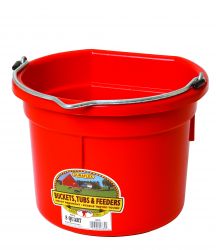 Little Giant Flat Back Plastic Bucket