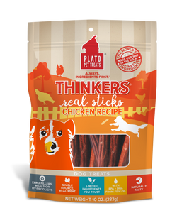 Plato Thinkers Chicken Meat Stick Dog Treats