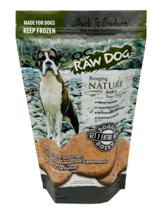 OC Raw Dog Frozen Duck & Produce Patty