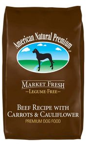 American Natural Premium Market Fresh Legume-Free Beef Recipe with Carrots & Cauliflower Premium Dog Food