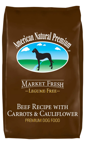 American Natural Premium Market Fresh Legume-Free Beef Recipe with Carrots & Cauliflower Premium Dog Food